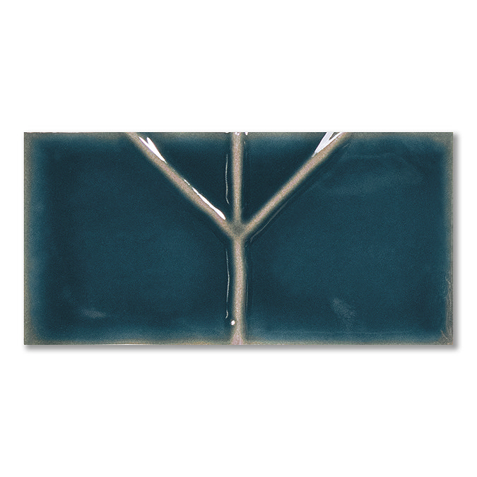 Nagoya Gloss Blue Decor Wall Tiles 62 x 125mm