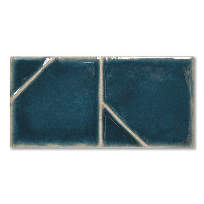 Nagoya Gloss Blue Decor Wall Tiles 62 x 125mm