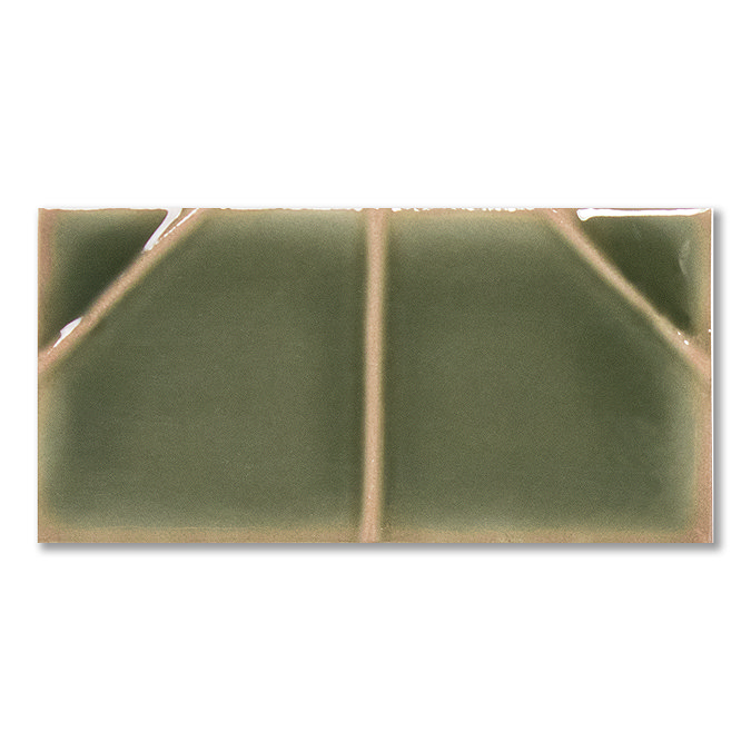 Nagoya Gloss Green Decor Wall Tiles 62 x 125mm