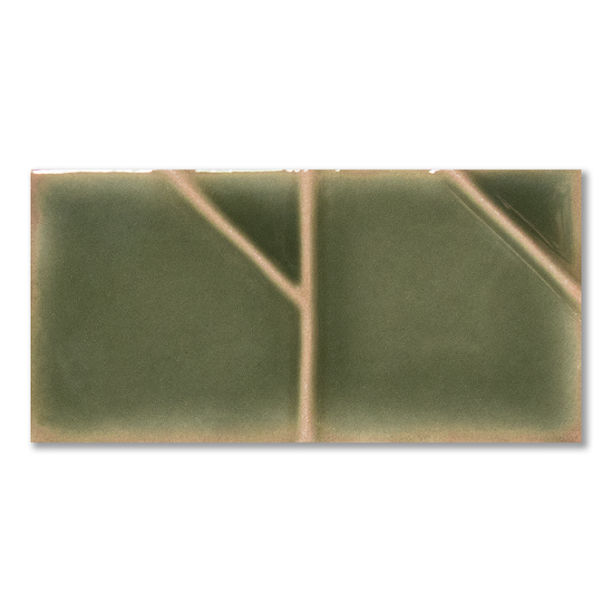 Nagoya Gloss Green Decor Wall Tiles 62 x 125mm