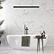 Napa White Marble Effect Wall Tiles - 300 x 600mm Large Image