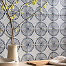 Nasrid Rustic Floral Patterned Gloss Wall Tiles 150 x 150mm