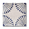 Nasrid Floral Decor Gloss Rustic Wall Tiles 150 x 150mm