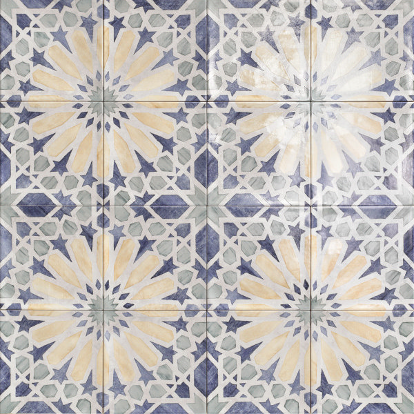Nasrid Morocco Gloss Rustic Wall Tiles 150 x 150mm