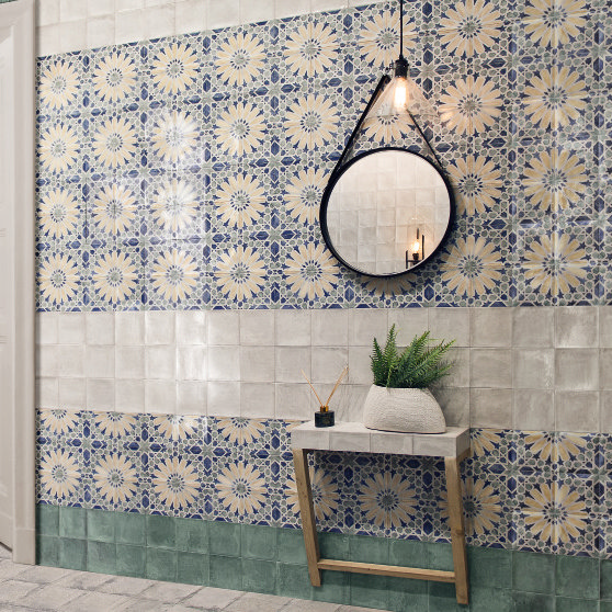 Nasrid Morocco Gloss Rustic Wall Tiles 150 x 150mm