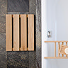 Natural Oak 500 x 380mm Bathroom Duckboard  In Bathroom Large Image