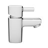 Neo Minimalist Cloakroom Mono Basin Mixer with Waste - Chrome  Standard Large Image