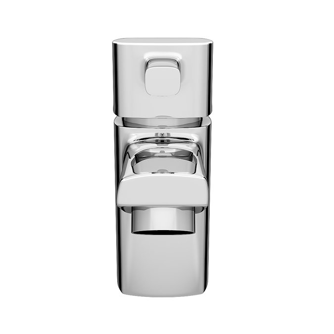 Neo Minimalist Cloakroom Mono Basin Mixer with Waste - Chrome  In Bathroom Large Image