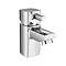 Neo Minimalist Cloakroom Mono Basin Mixer with Waste - Chrome Large Image