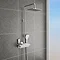 Neo Modern Thermostatic Shower with Shelf Large Image