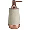 Neptune 200ml Lotion/Soap Dispenser - Concrete & Copper Large Image