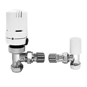 Neptune Thermostatic Radiator Valve - Lockshield Pack - Angled Large Image