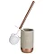 Neptune Toilet Brush Holder - Concrete & Copper  Profile Large Image