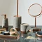 Neptune Toilet Brush Holder - Concrete & Copper  Feature Large Image