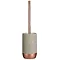 Neptune Toilet Brush Holder - Concrete & Copper  Large Image