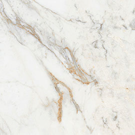 Nesta Carrara Marble Effect Floor Tiles - 600 x 600mm Medium Image