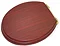 New Generation Platinum Toilet Seat with Brass Hinges - Mahogany Large Image