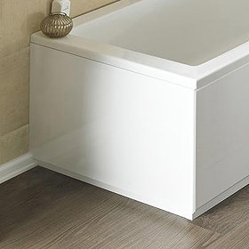 NEW Premier Gloss White MDF Bath End Panel Large Image