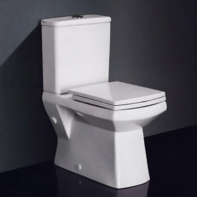 New Zeto Square Back To Wall 4 Piece 1TH Bathroom Suite Profile Large Image