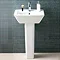 New Zeto Square Back To Wall 4 Piece 1TH Bathroom Suite Feature Large Image