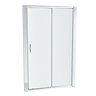 Ventura 1000 x 760mm Sliding Door Shower Enclosure with Pearlstone Tray Profile Large Image