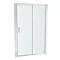 Ventura 1000 x 760mm Sliding Door Shower Enclosure with Pearlstone Tray Profile Large Image