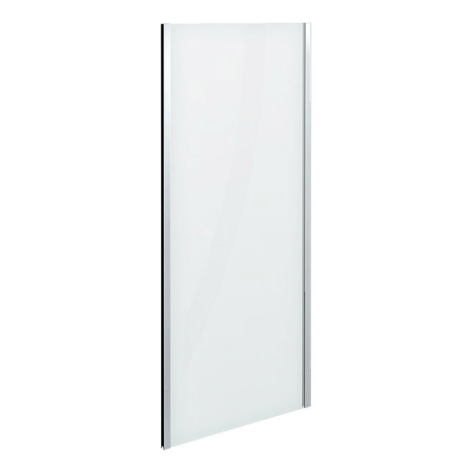 Newark 1000 x 800mm Sliding Door Shower Enclosure + Slate Effect Tray  In Bathroom Large Image