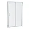 Newark 1200 x 700mm Sliding Door Shower Enclosure + Pearlstone Tray  Profile Large Image