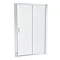 Ventura 1200 x 800mm Sliding Door Shower Enclosure with Pearlstone Tray Profile Large Image