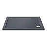 Newark 1200 x 800mm Sliding Door Shower Enclosure + Slate Effect Tray  Profile Large Image