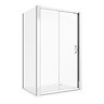 Newark 1200 x 900mm Sliding Door Shower Enclosure + Pearlstone Tray