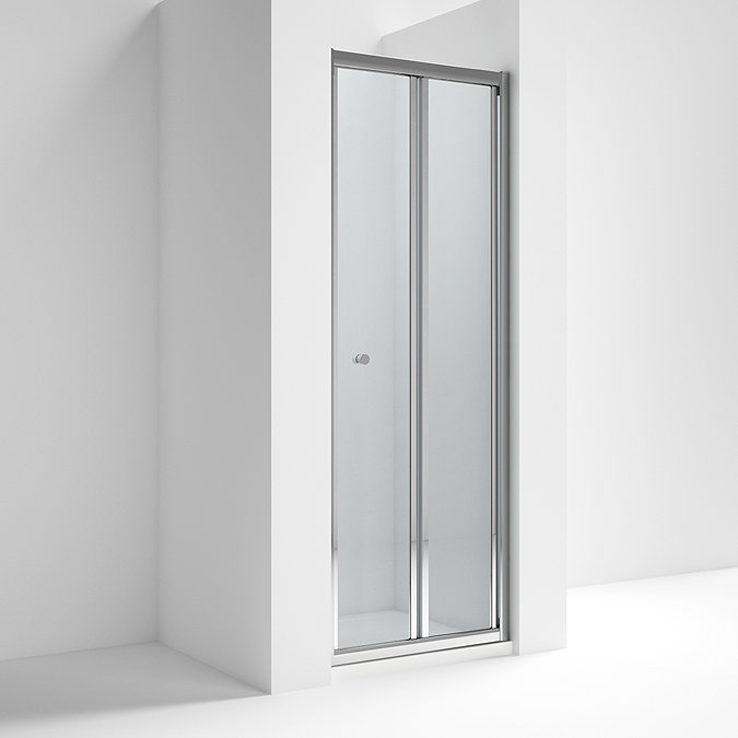 Newark Bi-Folding Shower Door - Various Sizes (Height - 1850mm)  Feature Large Image