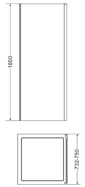 Newark 760 x 760mm Bi-Folding Shower Enclosure + Pearlstone Tray