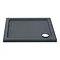 Newark 800 x 800mm Bi-Folding Shower Enclosure + Slate Effect Tray Profile Large Image