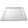 Newark 800 x 800mm Pivot Door Shower Enclosure + Pearlstone Tray  Standard Large Image