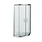 Ventura 800 x 800mm Quadrant Shower Enclosure with Pearlstone Tray Profile Large Image