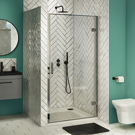 Newark Hinged Shower Door - Various Sizes Large Image