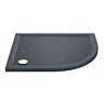 Newark RH 1200 x 900mm Offset Quadrant Enclosure + Slate Effect Tray  Profile Large Image