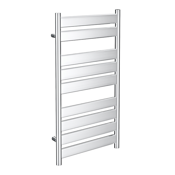 Diamond Designer Heated Towel Rail - 952mm x 500mm - Chrome Large Image