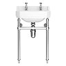 Newbury Traditional Back-to-Wall Roll Top Bath Suite Feature Large Image