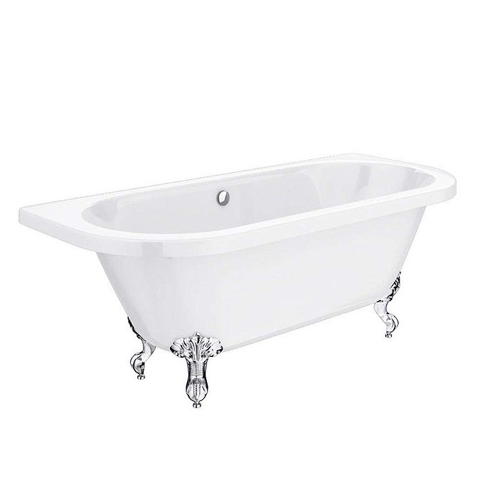 Newbury Traditional Back-to-Wall Roll Top Bath Suite  Standard Large Image