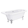 Newbury Traditional Back-to-Wall Roll Top Bath Suite Standard Large Image