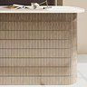 Stonehouse Studio Newham Fluted Gold Metallic Effect Wall Tiles 116 x 116mm