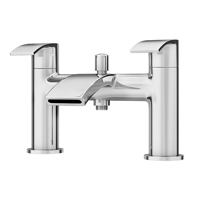 Nexus Bath Shower Mixer Tap + Shower Kit  In Bathroom Large Image