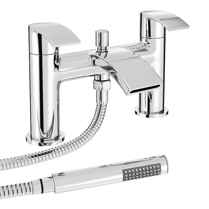 Nexus Bath Shower Mixer Tap + Shower Kit Large Image