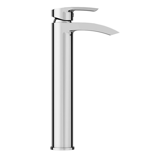 Nexus Chrome High Rise Mono Basin Mixer Tap | Victorian Plumbing UK