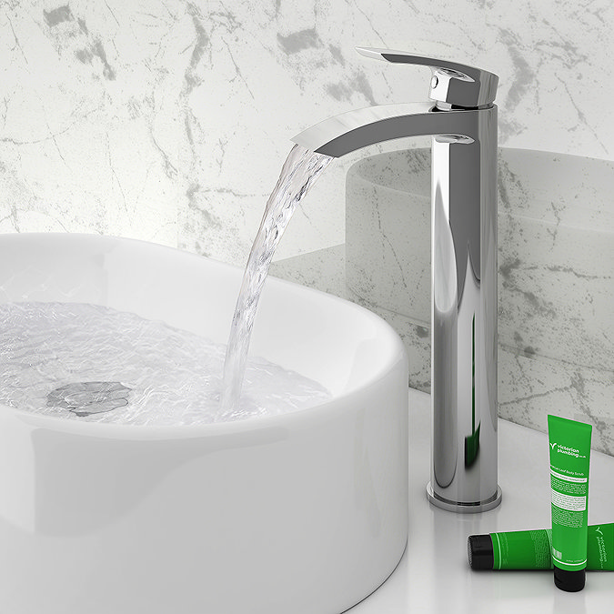 Nexus Chrome High Rise Mono Basin Mixer Tap  Profile Large Image