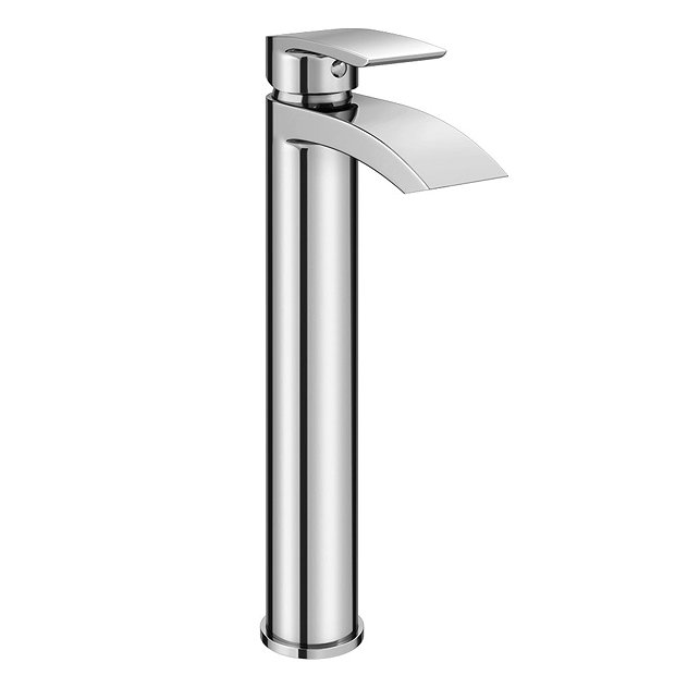 Nexus Chrome High Rise Mono Basin Mixer Tap | Victorian Plumbing UK