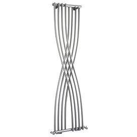 Nexus Gloss Silver Vertical Designer Radiator (H1775 x W450mm) Large Image