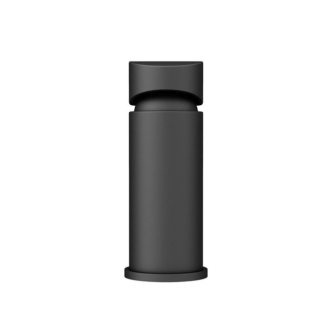 Nexus Matt Black Basin Mixer Tap inc. Click Clack Waste  In Bathroom Large Image